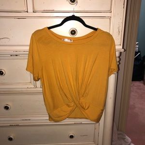 Yellow shirt